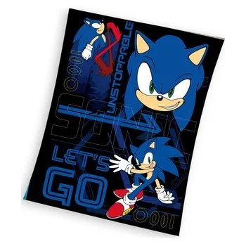 Dětská deka Nezastavitelný Ježek Sonic 130x170 cm (cs, Povlečeme vše)