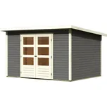 KARIBU HOLZTECHNIK dřevěný domek KARIBU STOCKACH 5 (82983) terragrau LG3520