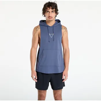 Pánské tričko Tričko Under Armour Project Rock Q3PO SL Hoodie Grey XXL