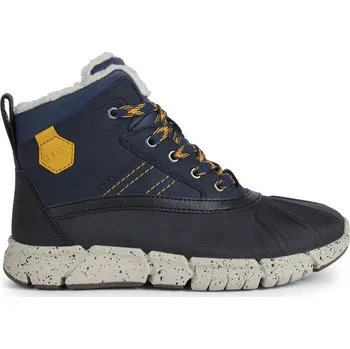 Chlapecká zimní obuv Dětské Zimní boty GEOX FLEXYPER BOY B ABX J049XD-0CL54-C0657J – Tmavě modrá 35