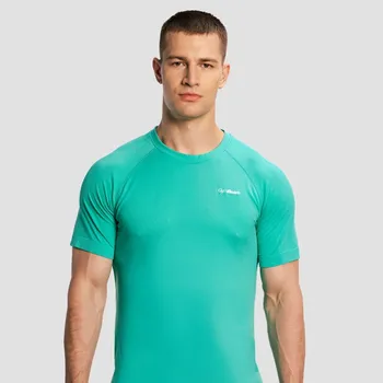 Pánské oblečení GymBeam Men‘s Pulse X Running T-shirt Green XXL zelená