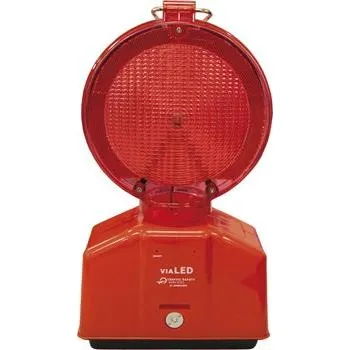 LED stav. světlo červený/transparentní objektiv s blik. nebo stálým světlem