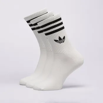 Pánské ponožky Adidas Ponožky 3S Crew S 3P Bílá 43-45