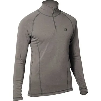 Duras David pánské zimní triko merino béžové, se stojáčkem a zipem Velikost: M