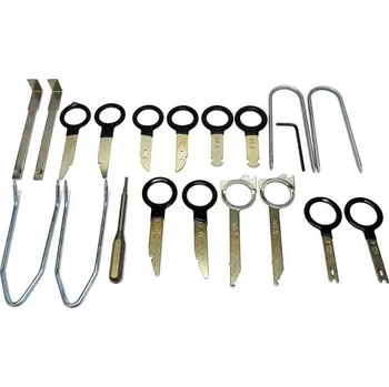 Nářadí pro automobil Klíče na demontáž rádia Mercedes Opel Audi BMW Fiat Škoda 20ks Magma 1134F