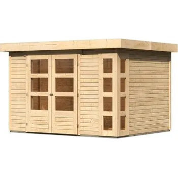 Zahradní domek KARIBU HOLZTECHNIK dřevěný domek KARIBU KERKO 5 (9183) natur LG2981