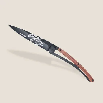kapesní nůž Kapesní nůž Deejo 1GB170 Tattoo Black 37g coralwood Gecko