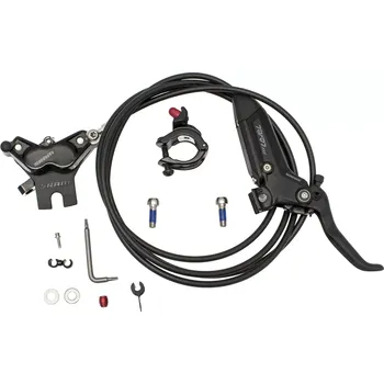 Brzda na kolo Sram Kotoučová brzda SRAM Level Silver Stealth 4 pístek, černá varianta zadní