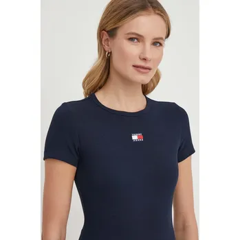 Tričko Tommy Jeans DW0DW17881 námořnická modř 59X, vel. XL