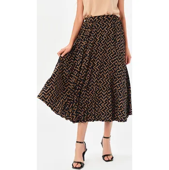 Dámská sukně Top Secret plisovaná sukně se vzorem tmavě modrá Velikost: 34