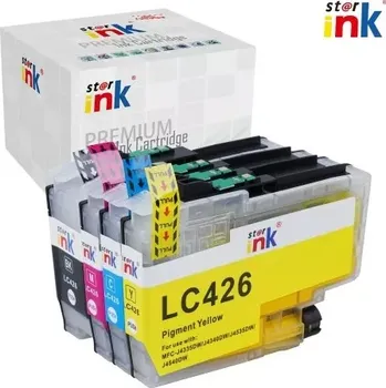 Počítač Starink sada náplní LC-426XL BK + C/M/Y pro tiskárny Brother