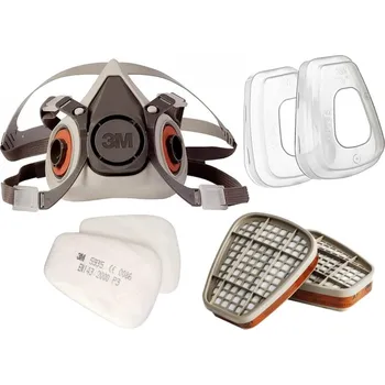 SET NA LAKOVÁNÍ velikost M: 3M polomaska 6200