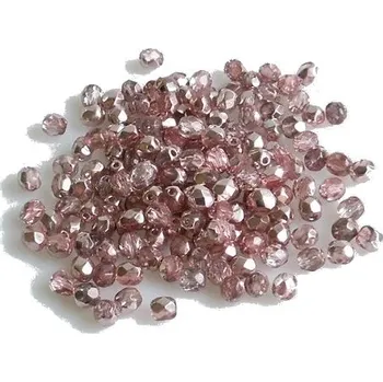 Dětské navlékací korálky CZ Broušené korálky, 4mm, barva 00030/45204 - 30ks