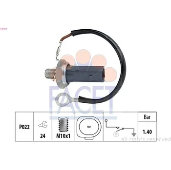 Olejový tlakový spínač FACET 7.0159