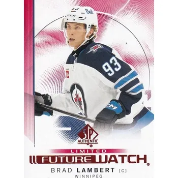 Karetní hra insert RC karta BRAD LAMBERT 24-25 SP Authentic Future Watch Limited Red číslo 151