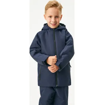 Dívčí bunda unuo Dětská zimní bunda Polar, Tm. Modročerná Velikost: 98/104