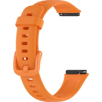 Řemínek na hodinky Silikonový řemínek SMOOTHY pro Huawei Band 7 oranžový