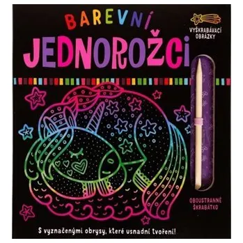 omalovánky Barevní jednorožci - Vyškrabávací obrázky - Olena Herasimova