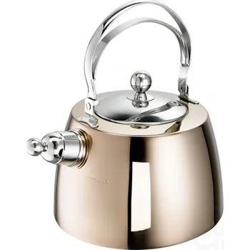 Konvice na čaj SCHULTRE-UFER Zora 2,6 l - nerezová konvice s píšťalkou