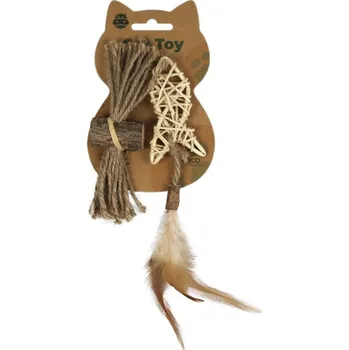Hračka pro kočku Hračka pro kočky přírodní 8 cm (2 ks)