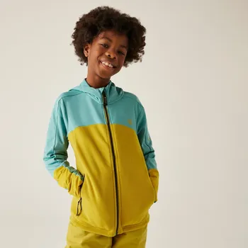 Chlapecké oblečení Dětská fleecová mikina Dare2b THRIVING IV modrá/žlutá 158