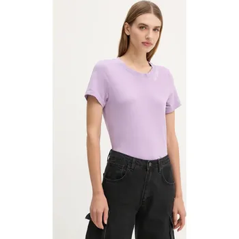 Pánské tričko Bavlněné tričko G-Star D25053.A870 fialová 44X, vel. S