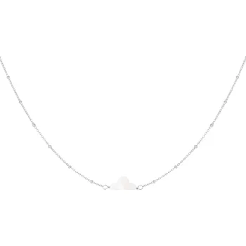 Náhrdelník Náhrdelník Seashell CLOVER Silver