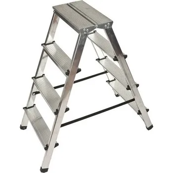Železářství ALDOTRADE Schůdky oboustranné PROFI Al 2x6 - 125 kg