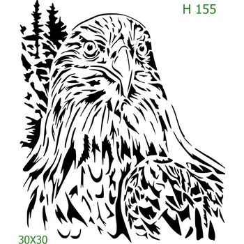 Šablona H 155 - 30 x 30 cm , Nelepící folie