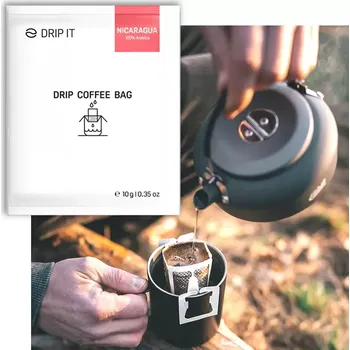 Drip it Káva mletá ve filtru Nicaragua Prodecoop (1x filtr 10g)