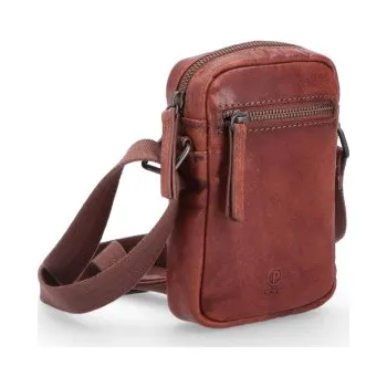 2220 Pánská kožená taška Poyem Cognac FP2220CO