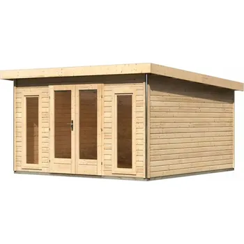 Zahradní stavba KARIBU HOLZTECHNIK dřevěný domek KARIBU RADEBURG 3 (31477) natur LG3935