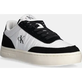 Pánská obuv Sneakers boty Calvin Klein Jeans CLASSIC CUPSOLE MIX IN bílá barva, YW0YW01767 00A, EUR 36
