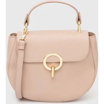 Kabelka Kožená kabelka Answear.LAB růžová barva 849.1WK 30X, vel. ONE SIZE