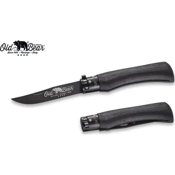 kapesní nůž Kapesní nůž Antonini OldBear 9303/21_MNN černá nerezová čepel s PTFE,černá dřevěna rukojeť