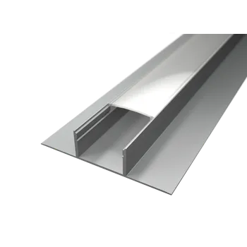 LED lišta Vestavný profil lišta pro LED pásky V29 - profil lišta + Nacvakávací černý difuzor 2m - LED Solution - LP317F_LP305-BLACKC - LP317F_LP305-BLACKC