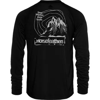 Pánské tričko Triko Shank LS - black velikost XXL