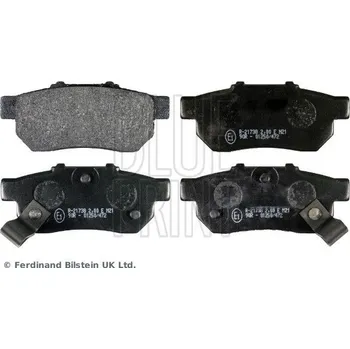 Brzdový systém Sada brzdových destiček, kotoučová brzda BLUE PRINT ADH24254