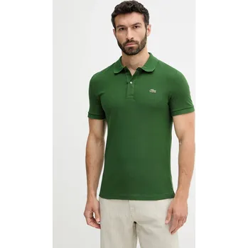 Pánské tričko Bavlněné polo tričko Lacoste PH4012. zelená 77X, vel. M