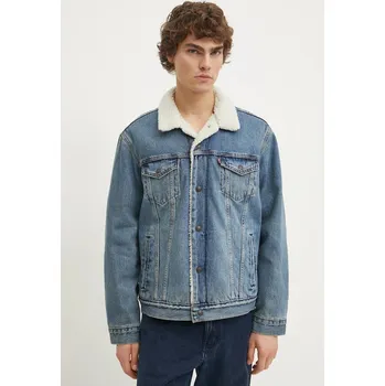 Pánská casual bunda Džínová bunda Levi's 16365.0128-MedIndigoW modrá 55X, vel. XL