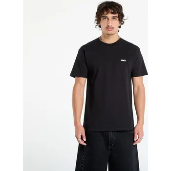 Pánské tričko Tričko OBEY Art Studio Flowers Tee Black XXL