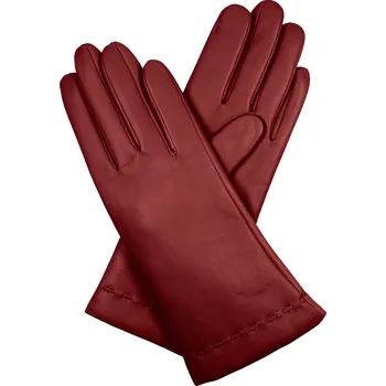 Rukavice Kreibich Dámské rukavice podšívka vlna - červená gucci Barva: 18 - gucci červená, Velikost: 6