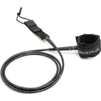 Vodítko na surfování DK Brand 1,8 m TPU 7 mm rovné lano na nohy surfovací vodítko 6–9 stop příslušenství na surfovací prkno a windsurfing šedá