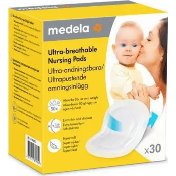 Vložka do podprsenky Medela Prsní vložky jednorázové ultra prodyšné