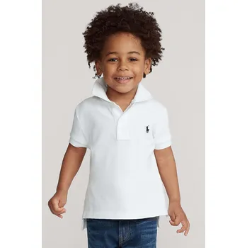 Chlapecké tričko Polo Ralph Lauren - Dětské polo tričko 110-128 cm 322603252004 bílá 00X, vel. 110