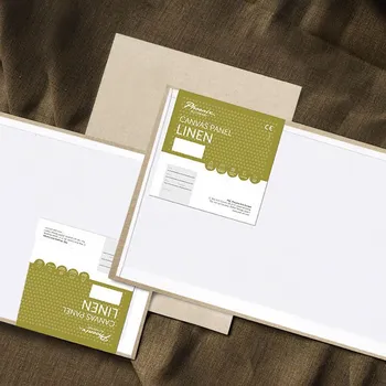 Malířské plátno Transparentní lněné plátno na lepence