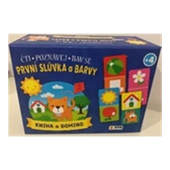 Leporelo První slůvka a barvy - kniha a domino hra + kniha