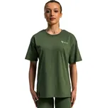 Dámské tričko GymBeam Strix Women‘s Lunar Oversized Tee Cedar Green XS