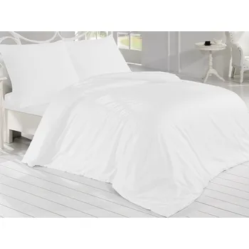 Povlečení Brotex Francouzské povlečení Satén 220x220, 70x90cm Bílý