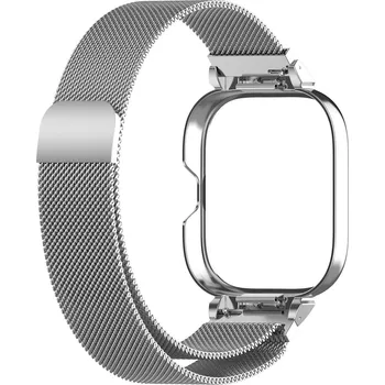 Řemínek na hodinky Drakero Milánský tah pro Redmi Watch 4, 5 22 mm stříbrná